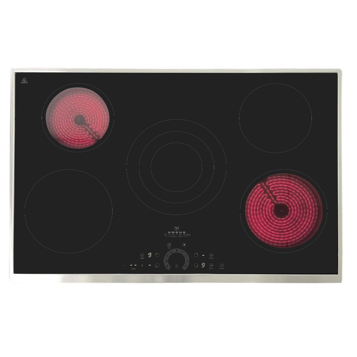 URSUS TROTTER - Encimera Vitrocerámica 5 Platos Negro UT-VCT 5P