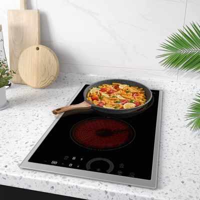 Imagen 2 del producto Encimera Vitrocerámica 2 Platos Negro UT-VCT 2P