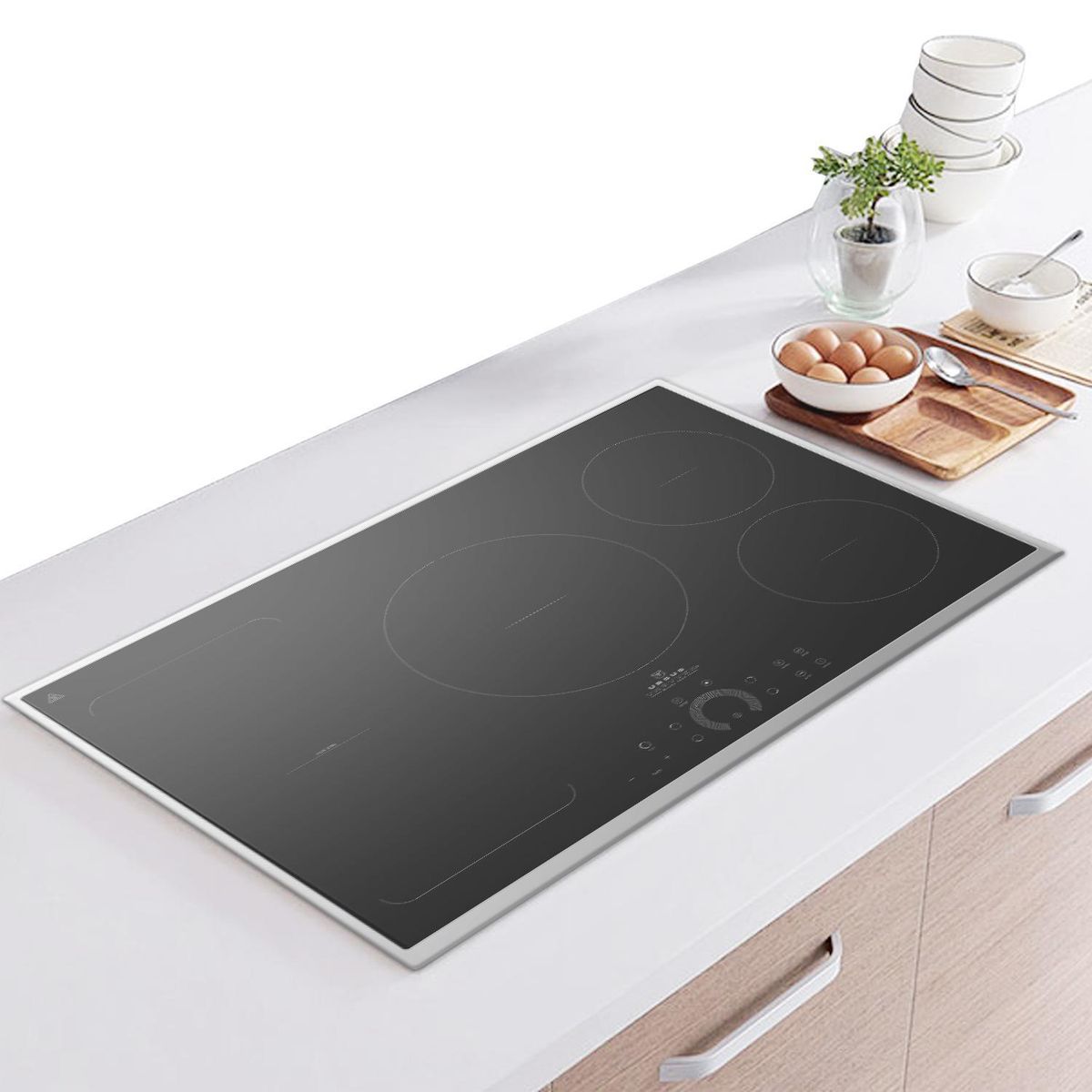 URSUS TROTTER - Encimera Inducción 5 Platos Negro UT-ICT 5P