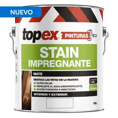 TOPEX - Impregnante Stain Mate 1 galón(es) Caoba