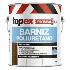 TOPEX - Barniz Poliuretano Brillante 1 galón(es) Nogal