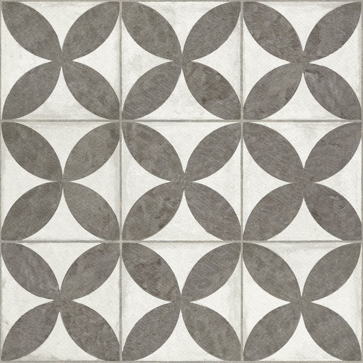 CORDILLERA - Cerámica 45.3x45.3 cm Flowers Black 2.26 m2