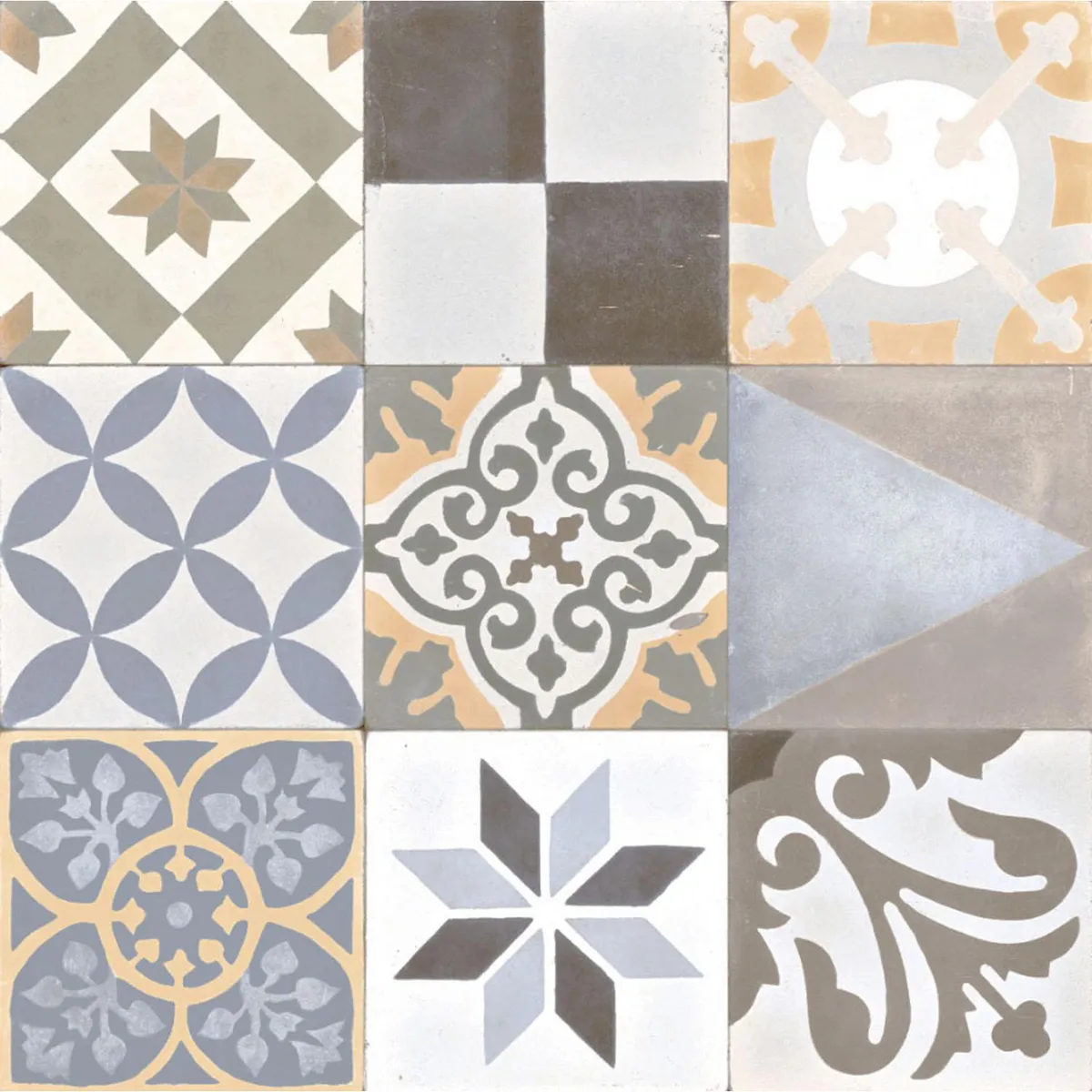 CORDILLERA - Cerámica 61x61 cm Mix Multicolor 2.58 m2