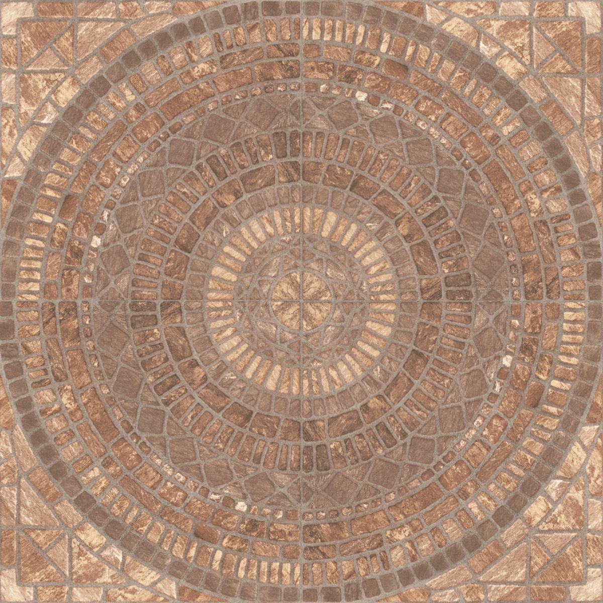 CORDILLERA - Cerámica 45.3x45.3 cm Sevilla Marrón Mix café 2.26 m2