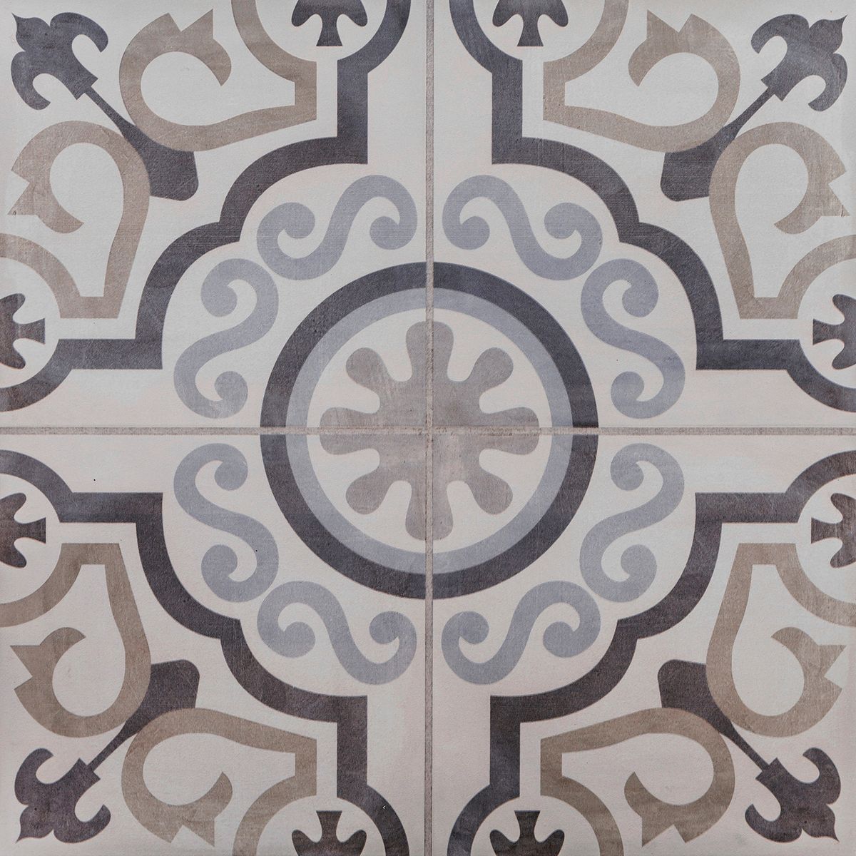 CORDILLERA - Cerámica 45x45 cm Fez Blanco/Gris 2.29 m2