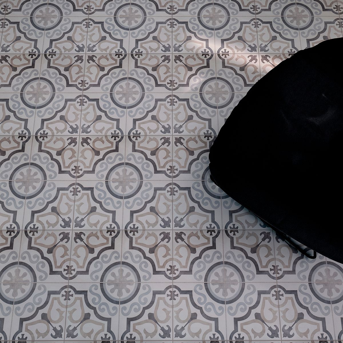 CORDILLERA - Cerámica 45x45 cm Fez Blanco/Gris 2.29 m2