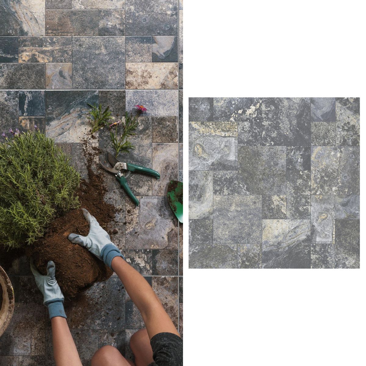 CORDILLERA - Cerámica 61x61 cm Swing Gris 2.58 m2