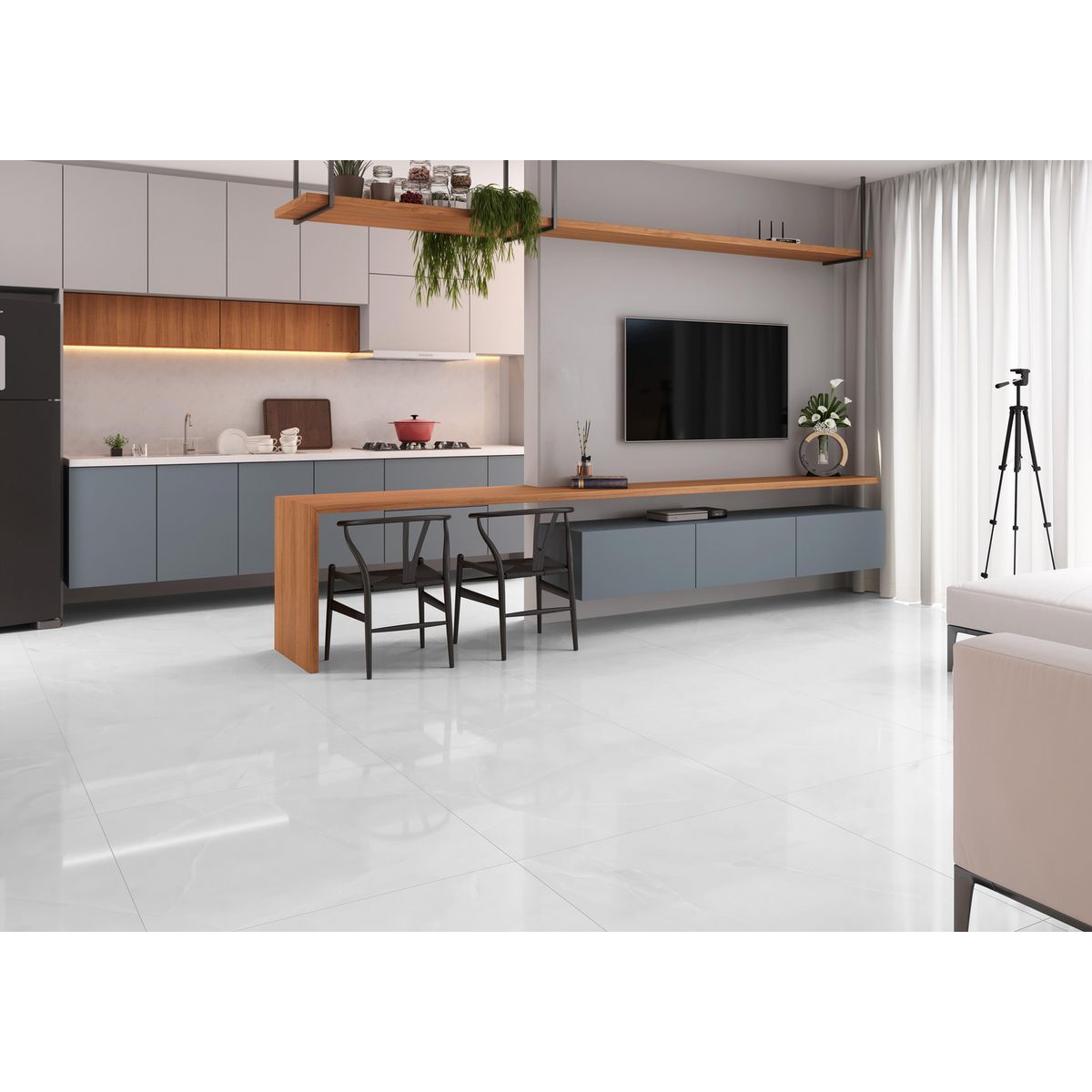 CORDILLERA - Cerámica 92x92 cm D'Onyx Blanco 2.53 m2