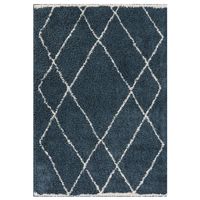 Alfombra Guiza 170x230 cm Polipropileno Turquesa