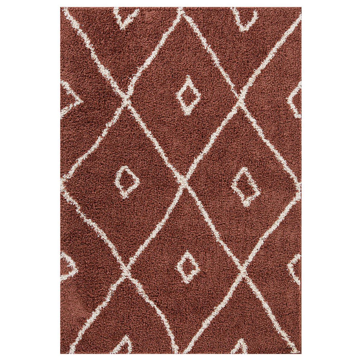 IDETEX - Alfombra Guiza 150x200 cm Polipropileno Terracota