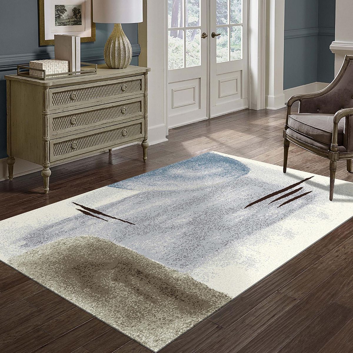 IDETEX - Alfombra Kandi 160x230 cm Polipropileno gris