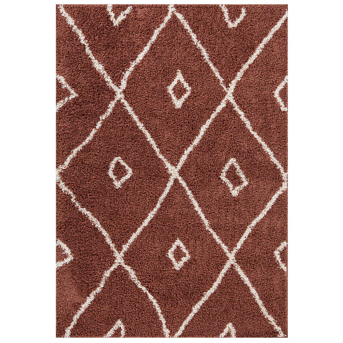 IDETEX - Alfombra Guiza 170x230 cm Polipropileno Terracota