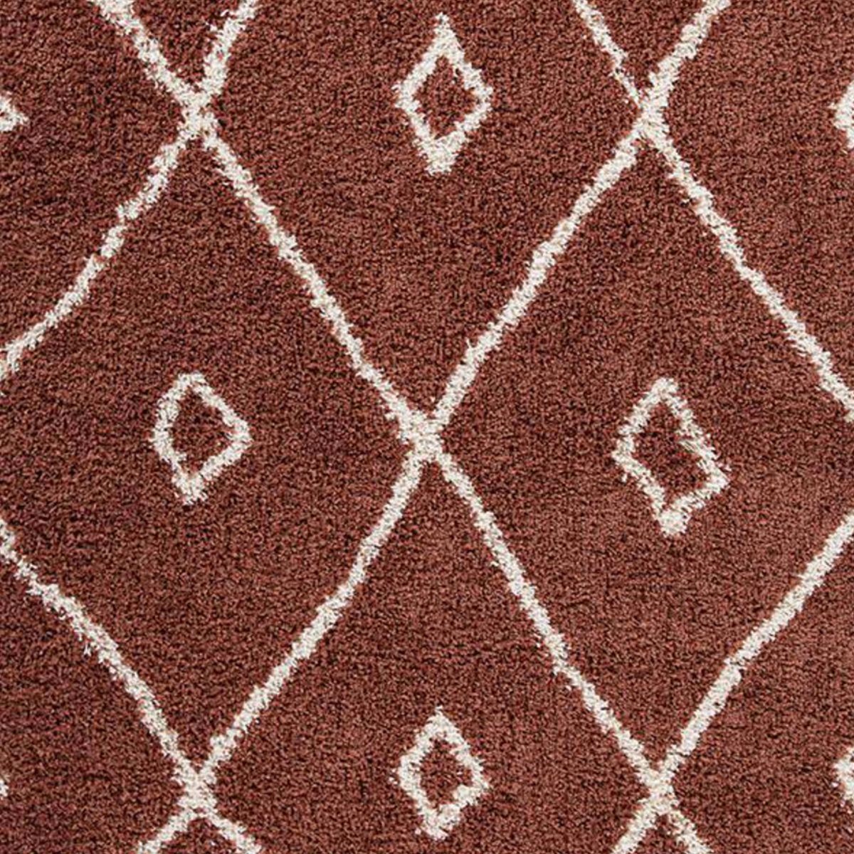 IDETEX - Alfombra Guiza 50x100 cm Polipropileno terracota