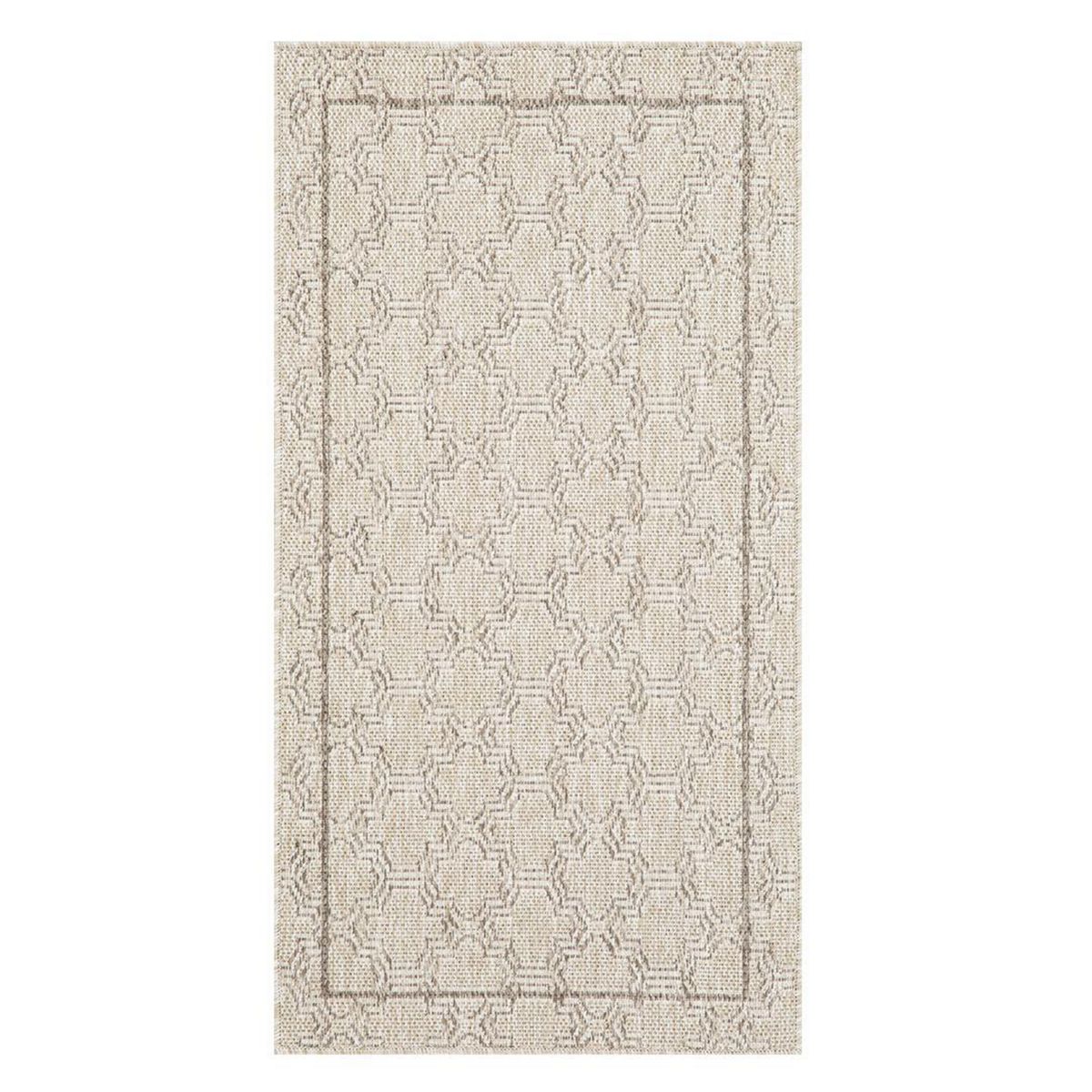 IDETEX - Alfombra Lower 67x120 cm Polipropileno café