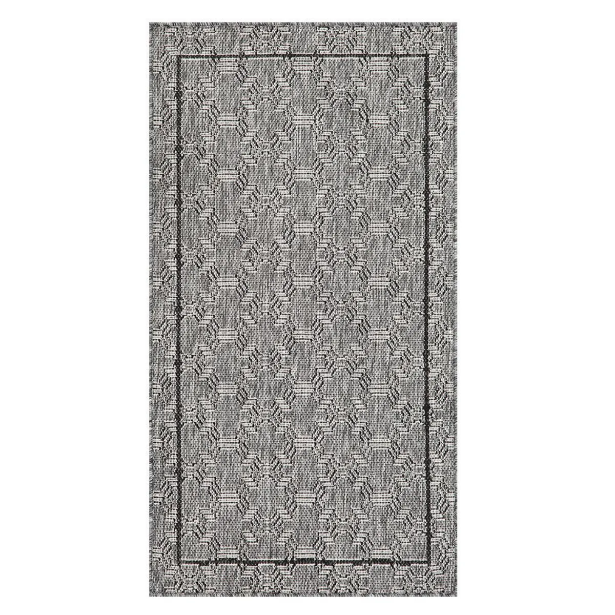 IDETEX - Alfombra Lower 67x120 cm Polipropileno gris