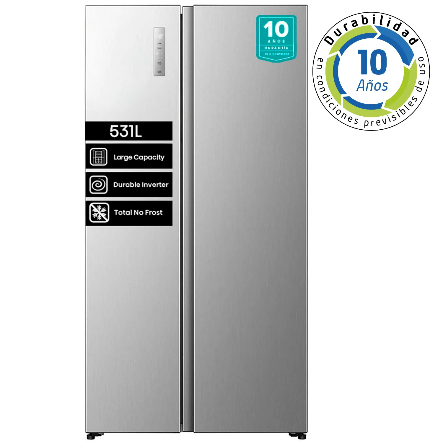 その他 RT-190653 Refrigerador 2 Puertas Side by Side No Frost 531 Litros Inox
