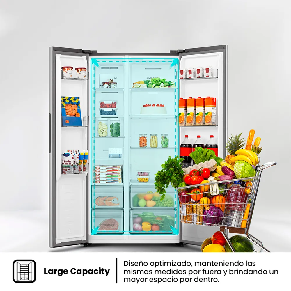 Hisense RS3P558NECF Inox, foto 5