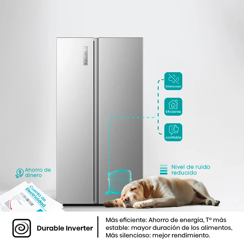 Hisense RS3P558NECF Inox, foto 6