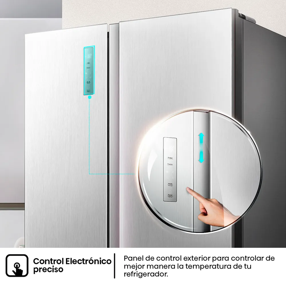 Hisense RS3P558NECF Inox, foto 11