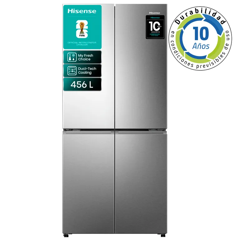 HISENSE Refrigerador Side by Side No Frost 456 Litros Inox RQ5P470NECF