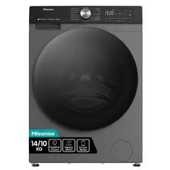 HISENSE - Lavadora/Secadora 14/10 kg Titanium Grey WD3S1443BT