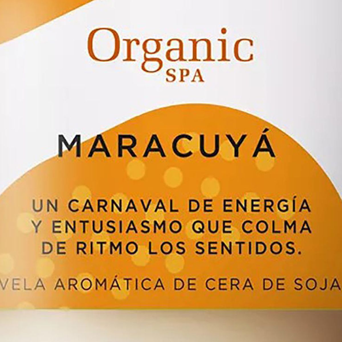 ORGANIC - Vela en Frasco Joy Maracuyá