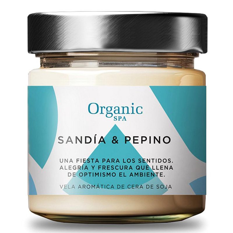 ORGANIC - Vela en Frasco Joy Sandia Pepino