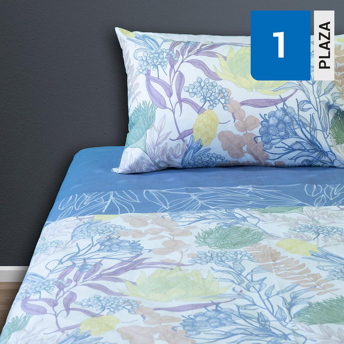 DORAL - Juego Sábanas 200 Hilos Pajaros y Hojas