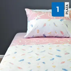 DORAL - Juego Sábanas 200 Hilos Plumas