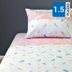 DORAL - Juego Sábanas 200 Hilos Plumas