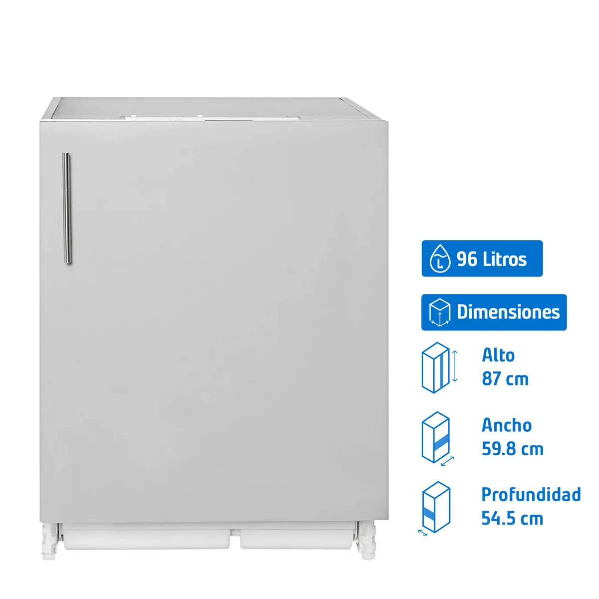 TEKA - Mini Freezer Vertical 96 Litros RSF-41160 BU