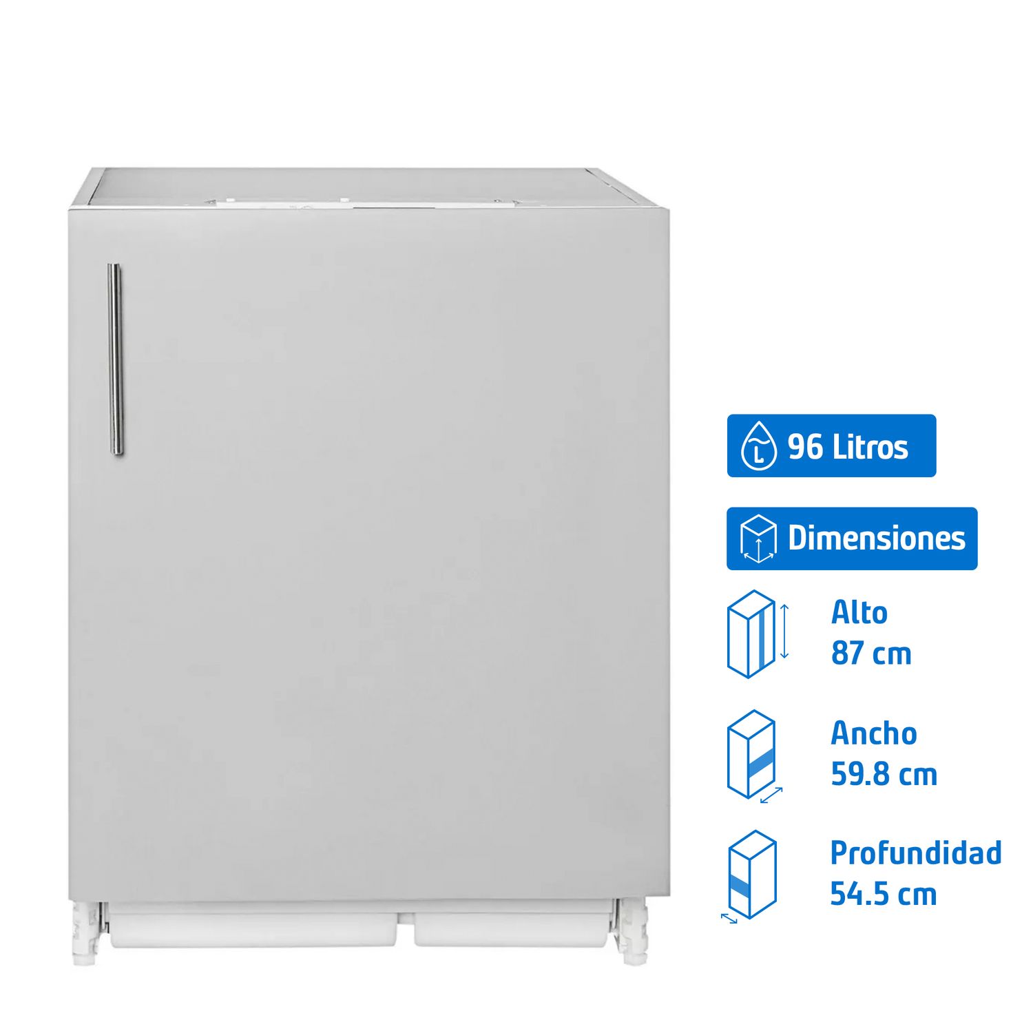 TEKA Mini Freezer Vertical 96 Litros RSF-41160 BU | Falabella Chile