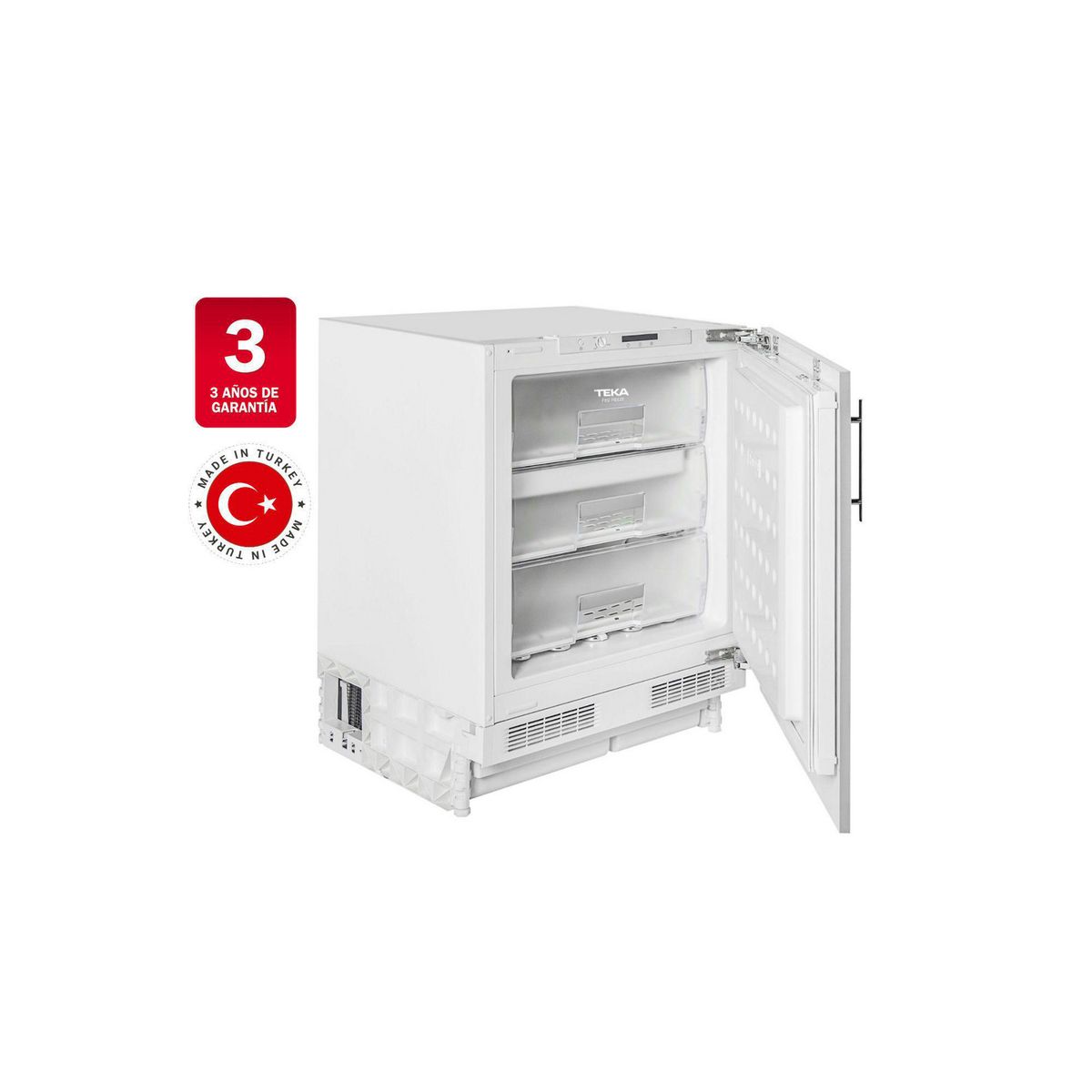 TEKA - Mini Freezer Vertical 96 Litros Blanco RSF-41160 BU
