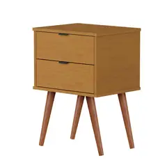 BE DESIGN - Velador 2 Cajón(es) Luxor 45x67x36 cm Caramelo