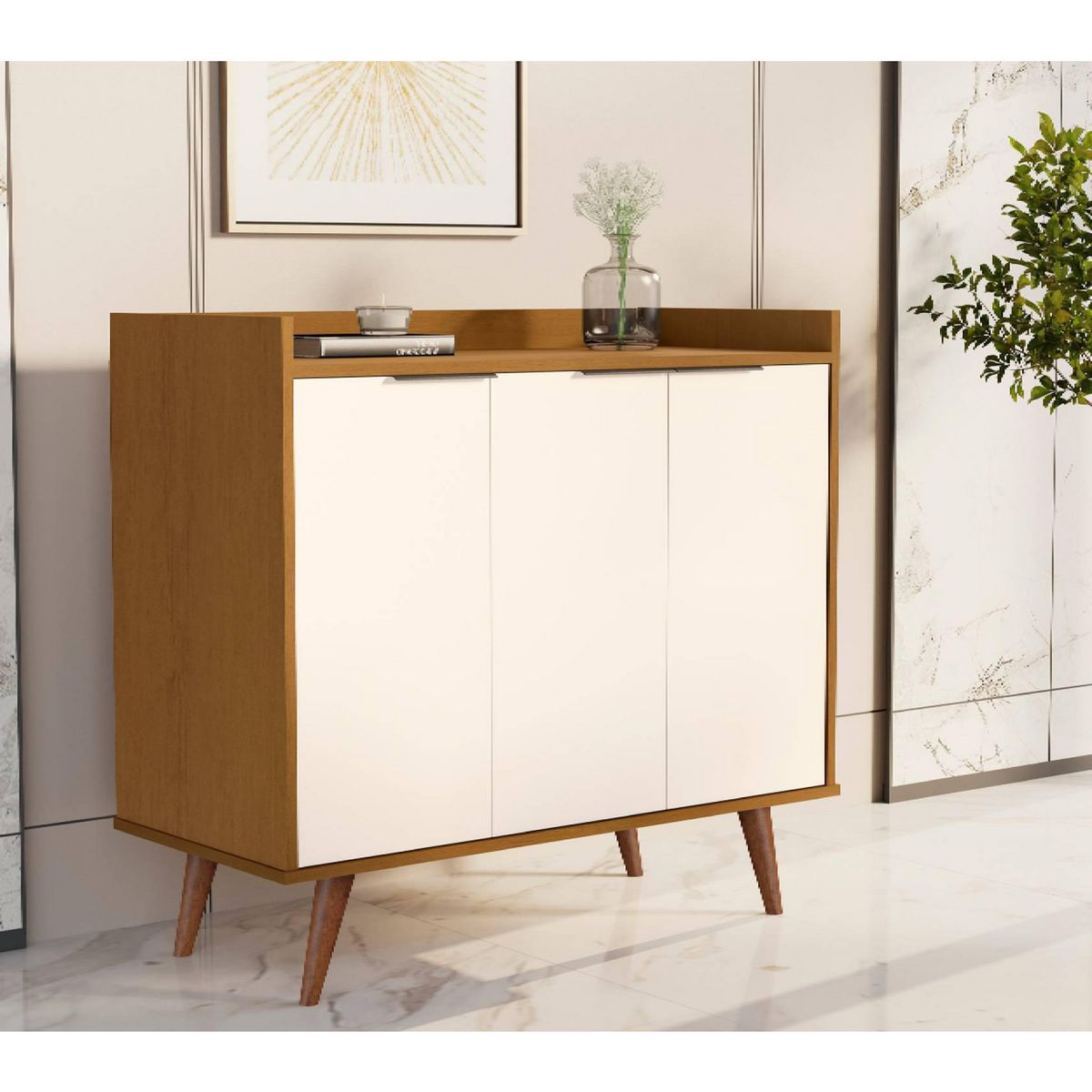 BE DESIGN - Buffet Luxor Caramelo perla 90x42x82.5 cm