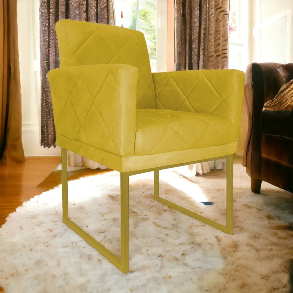 ONESSTA - Poltrona 1 cuerpo Klara 59x90x56 cm Amarillo