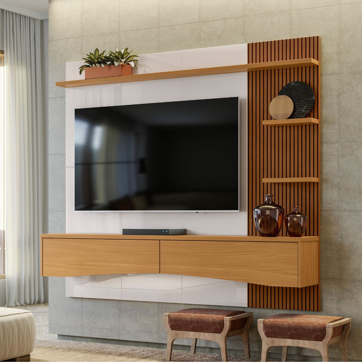 ONESSTA - Home aereo 65 " Europa Blanco 180x162x33 cm