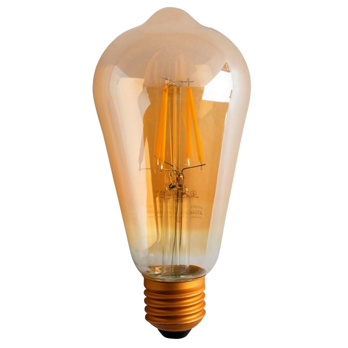 LEDZONE - Ampolleta Led Pera 8 W E27 900 lm Luz Cálida