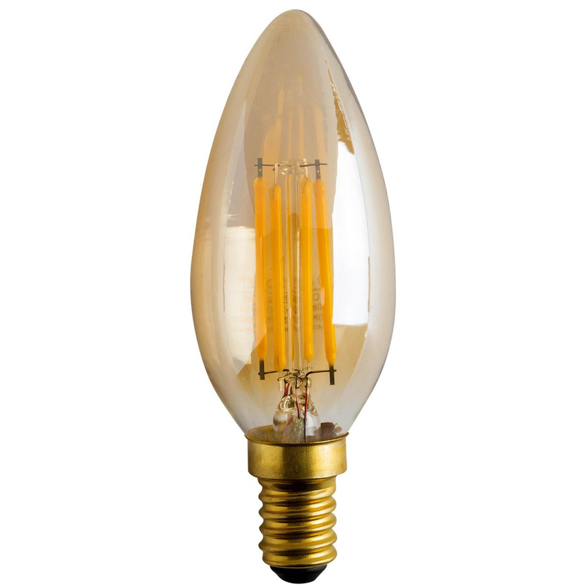 LEDZONE - Ampolleta Led Vela 6 W E14 650 lm Luz Cálida