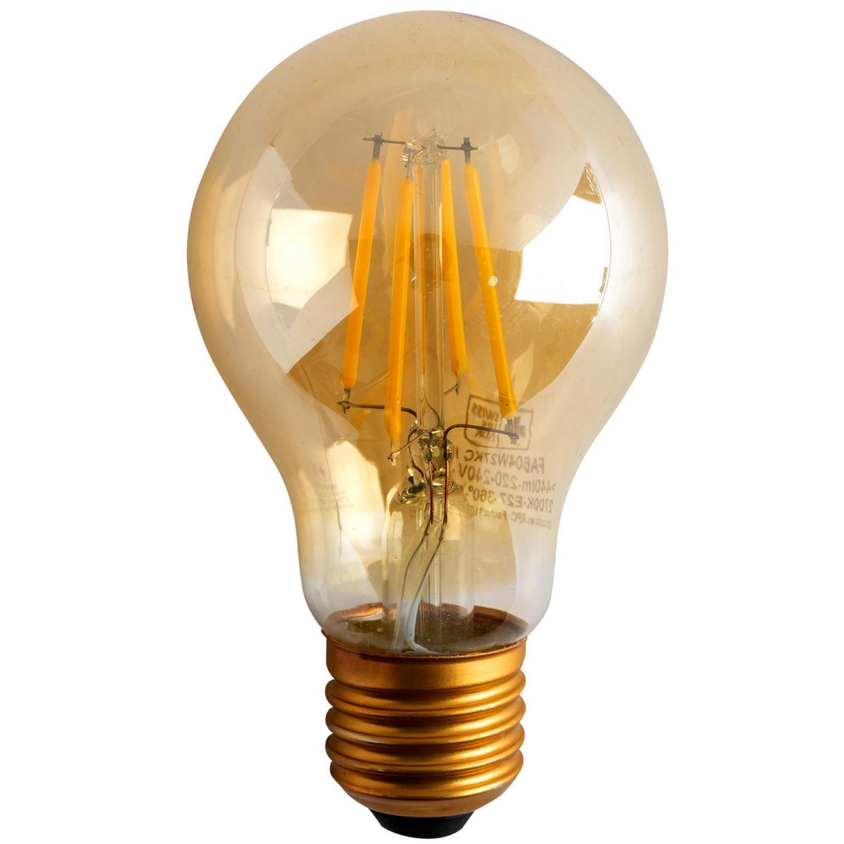 LEDZONE - Ampolleta Led Vela 8 W E27 900 lm Luz Cálida