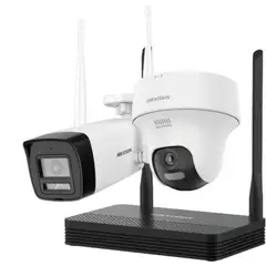 HIKVISION - Kit NVS 4CH 512GB SD/1 Bullet 1 Domo PT WIFI 6