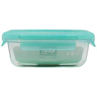 Contenedor Hermético Rectangular Vidrio 400 ml