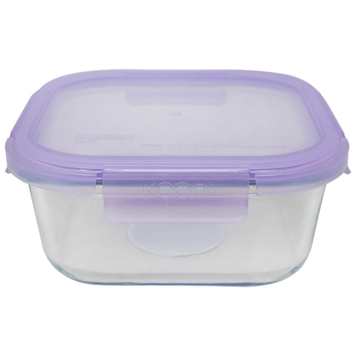 KEEP - Contenedor Hermético Cuadrado Vidrio 800 ml