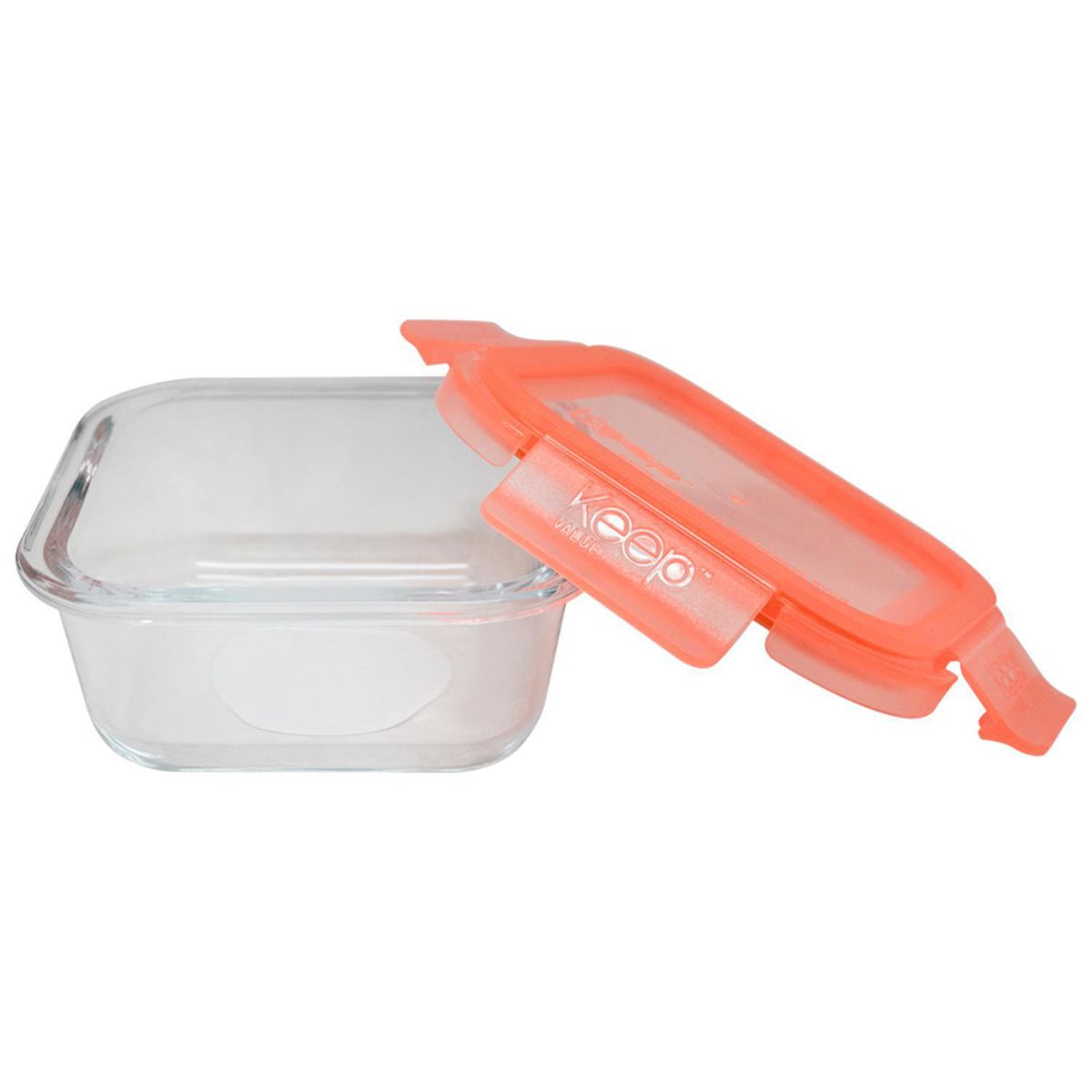 KEEP - Contenedor Hermético Cuadrado Vidrio 310 ml