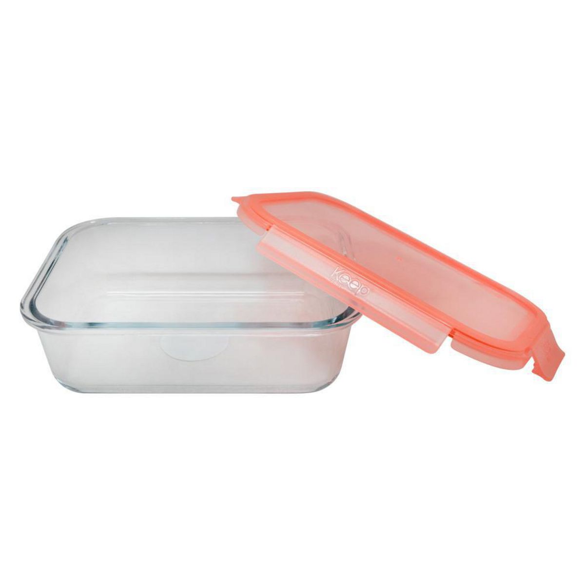 KEEP - Contenedor Hermético Rectangular Vidrio 1500 ml