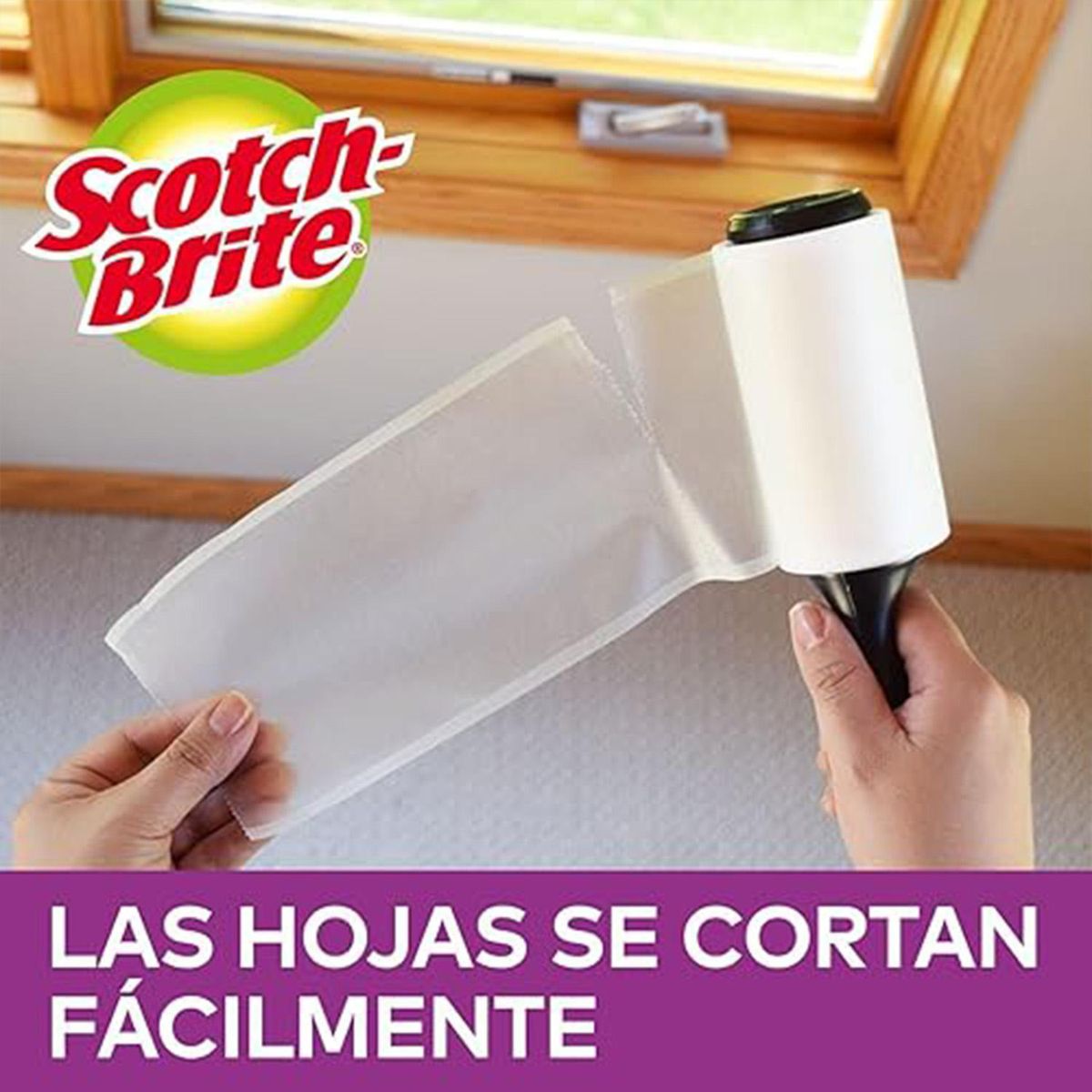 SCOTCH BRITE - Rodillo Quita Pelusas Scotch Brite Mascotas 56 Hojas