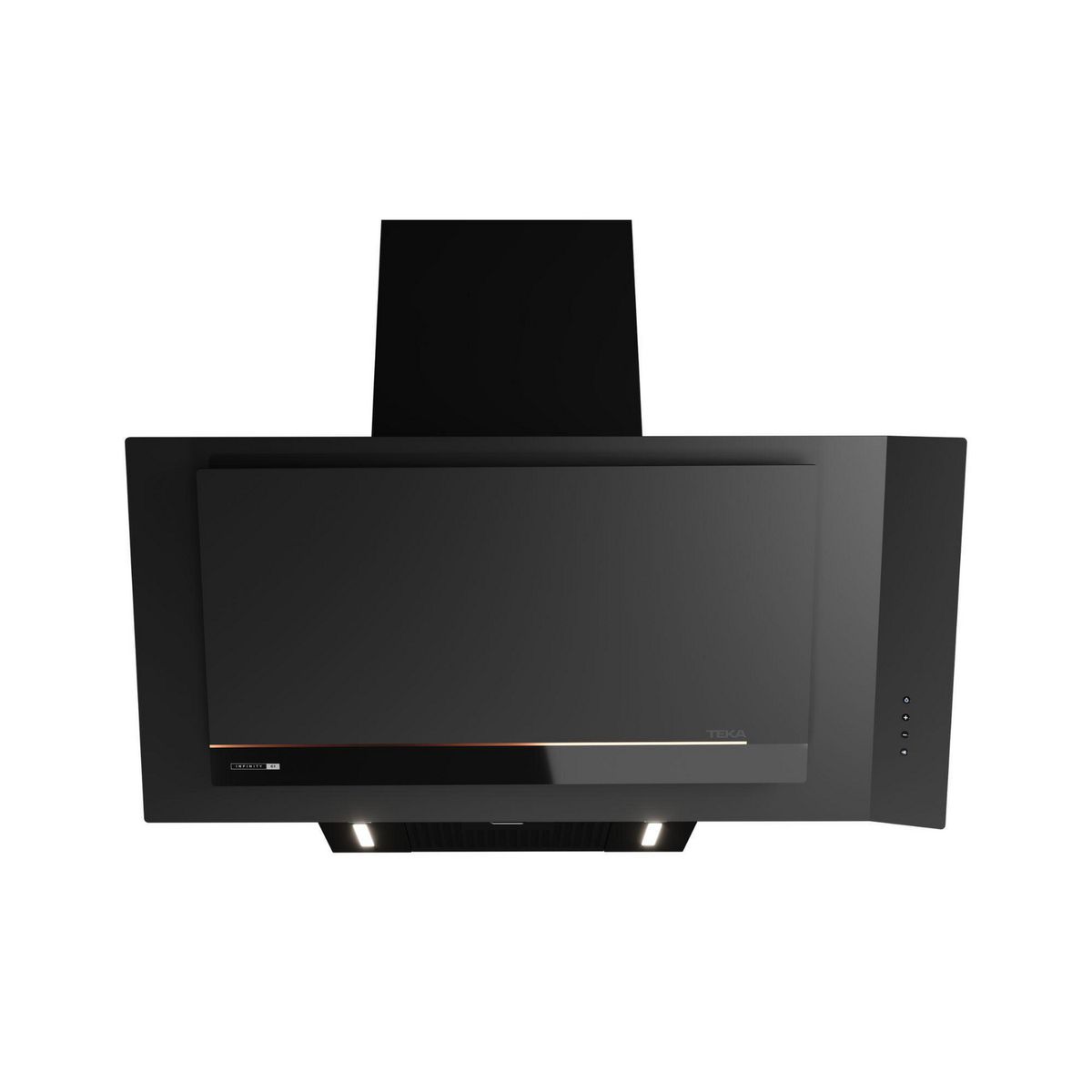 TEKA - Campana Vertical 90 cm Negro G1 INFINITY