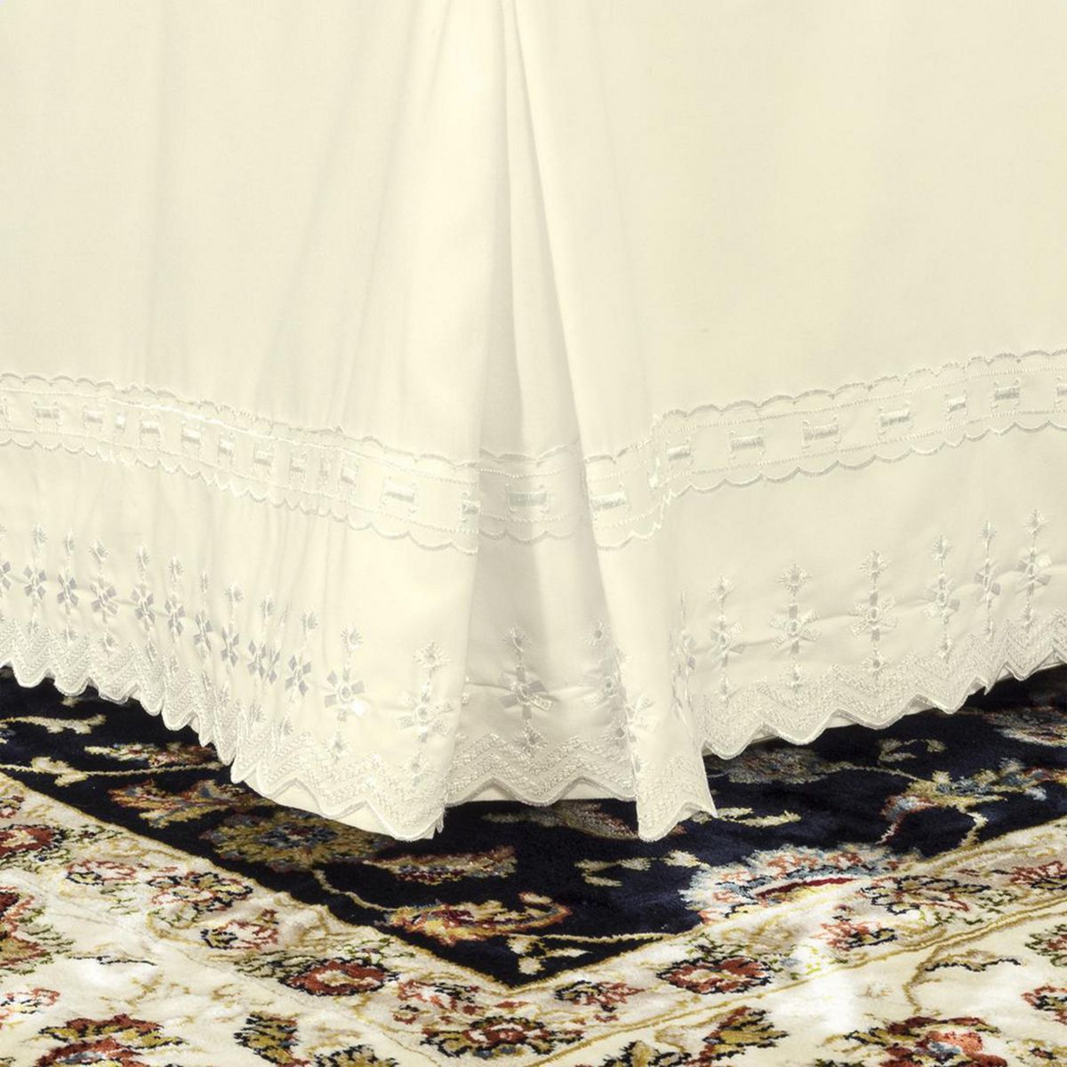 DORAL - Faldon Broderie Crudo