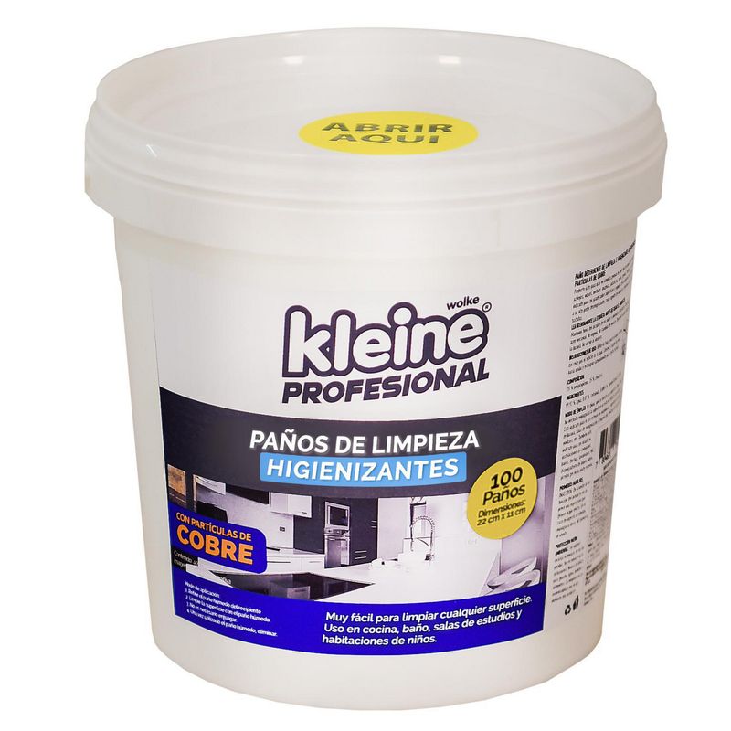 KLEINE WOLKE - Paños Húmedos Higienizantes con Cobre Aromatizados 100 unidades
