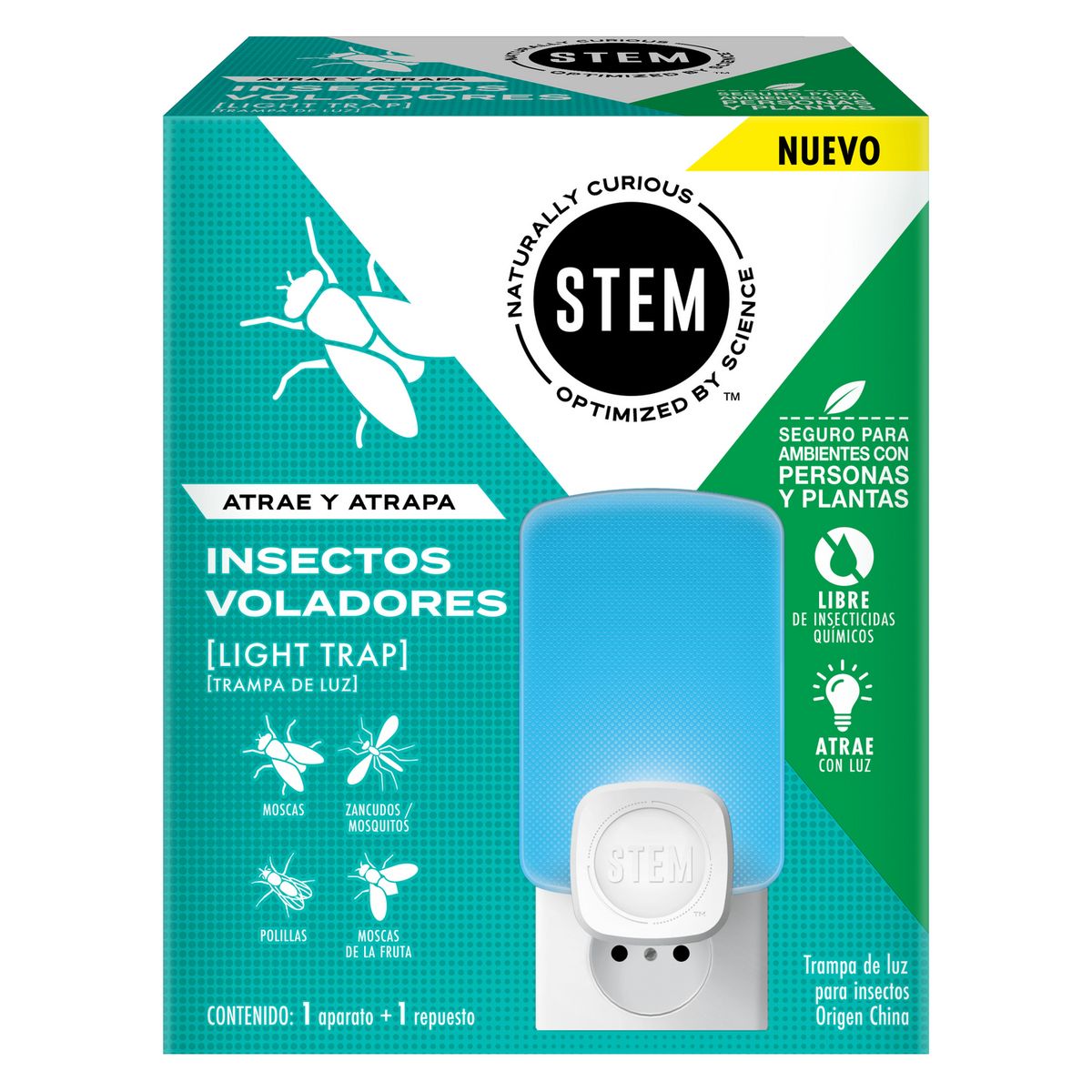 GENERICO - Enchufe trampa atrapa mosquitos